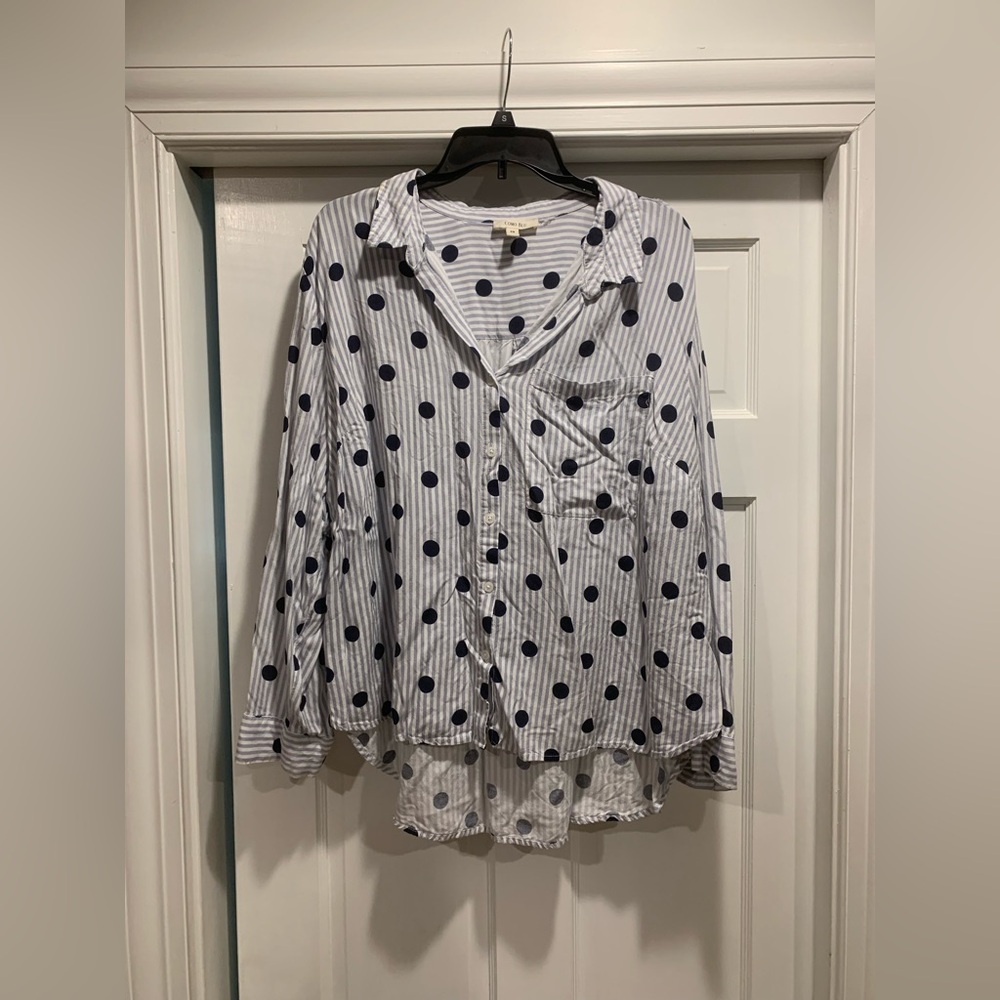 Como Blu Top Size 2X